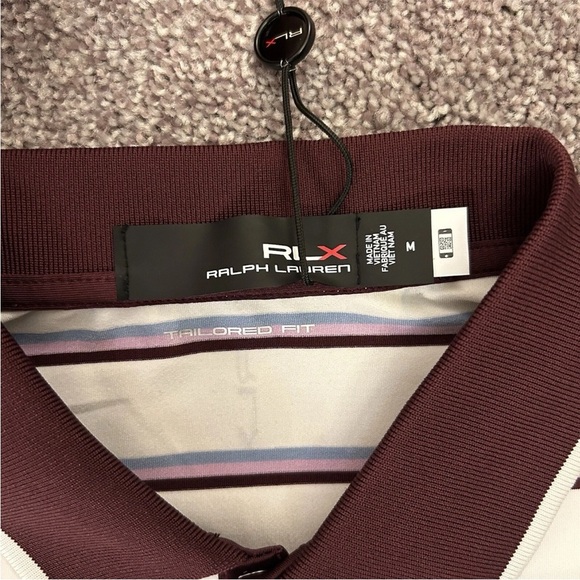 RLX Ralph Lauren Women's Tailored Fit Sleeveless Top Striped Size M - NWT $110 - Picture 11 of 16